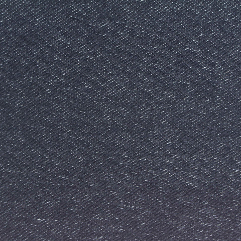 Yarn-Dyed Cotton Polyester Stretch Denim Fabric, 390 gsm, 162 cm — Navy