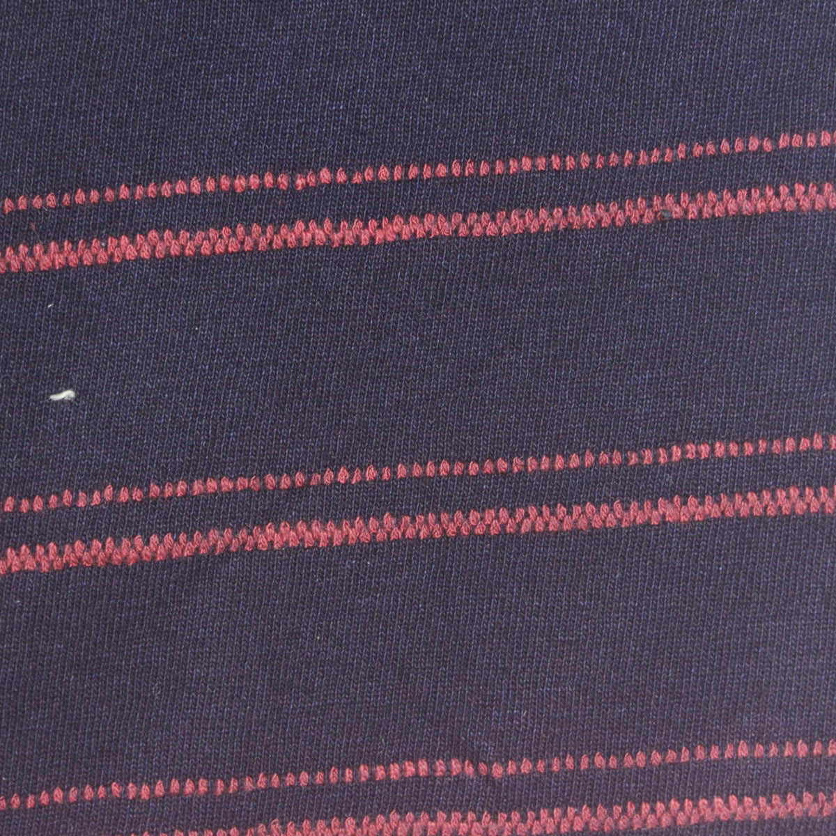 Striped 100% Cotton Denim Fabric, 210 gsm, 155 cm — Navy