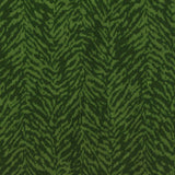 Dark Green Chevron Jersey Knit, Cotton-Viscose