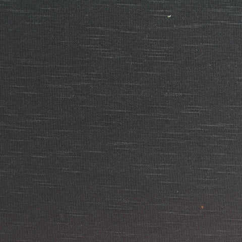 Slub Polyester Viscose Stretch Jersey Knit Fabric, 195 gsm, 152 cm — Grey