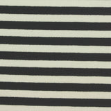 Black Stripes Scuba Knit, Polyester