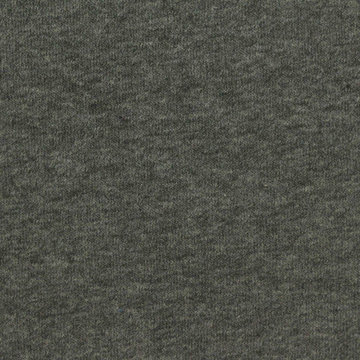 Brushed Cotton Polyester French Terry Fabric, 250 gsm, 163 cm — Grey