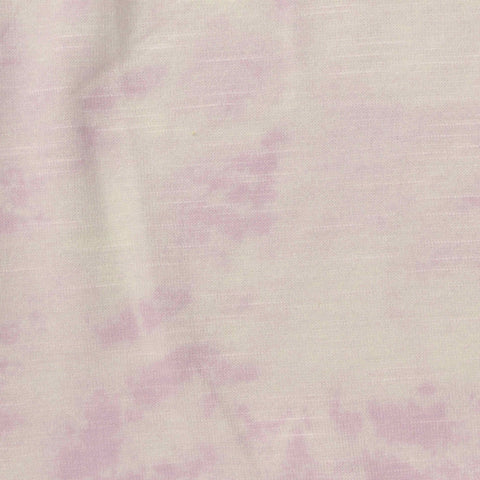 Light Pink Tie-Dye Jersey Knit, Poly-Viscose