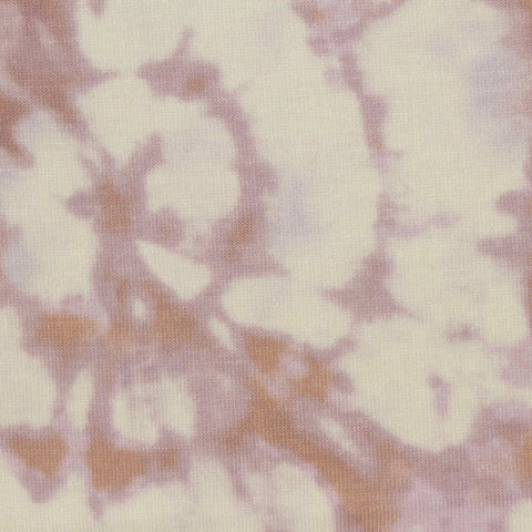 Printed Modal Polyester Stretch Jersey Knit Fabric, 180 gsm, 145 cm — Pink