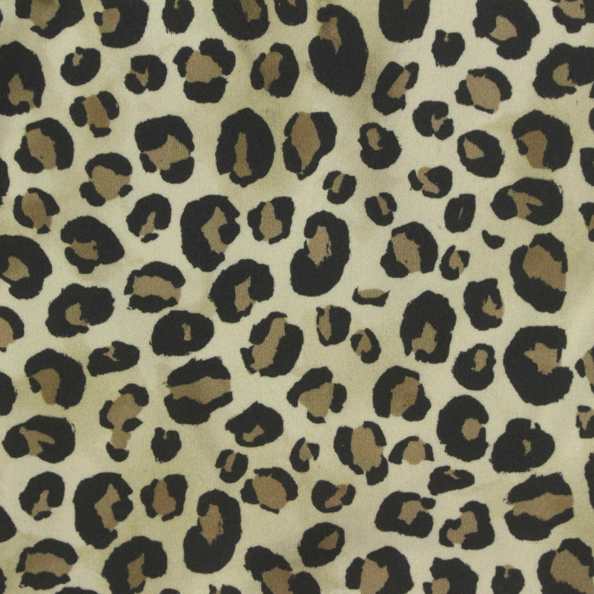 Black Leopard Knit, Nylon-Spandex