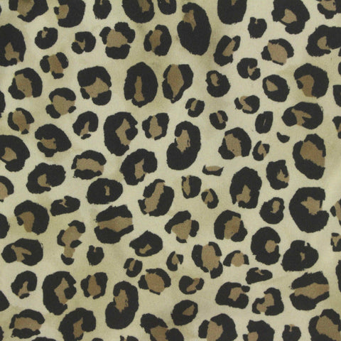 Black Leopard Knit, Nylon-Spandex