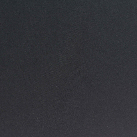 Brushed Polyester Stretch Warp Knit Fabric, 220 gsm, 152 cm — Black