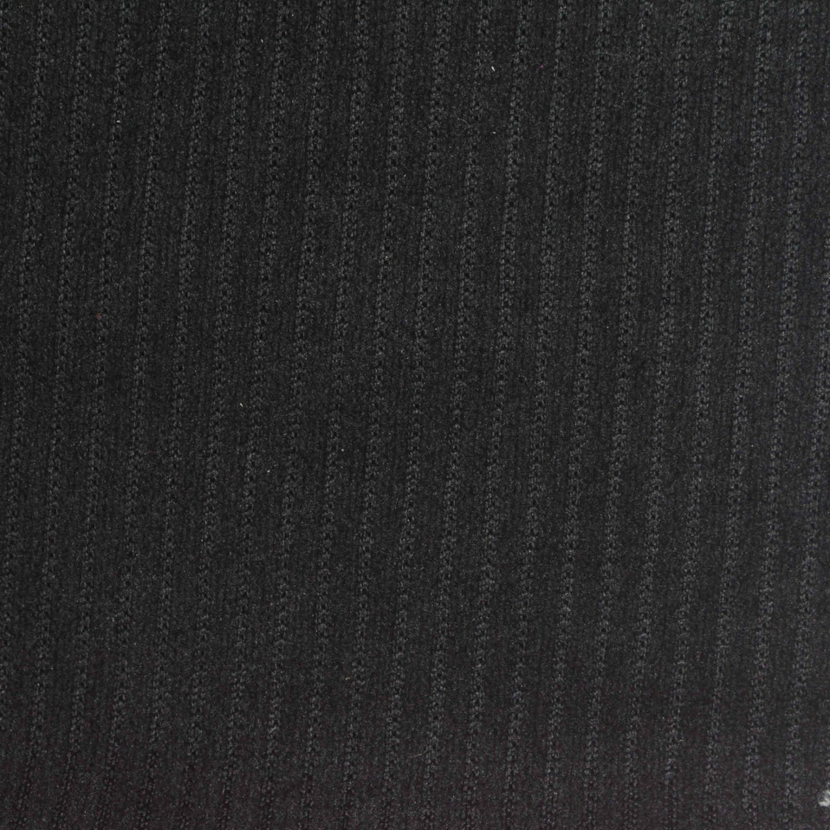 Black Ribbed Sherpa Fleece, Polyester