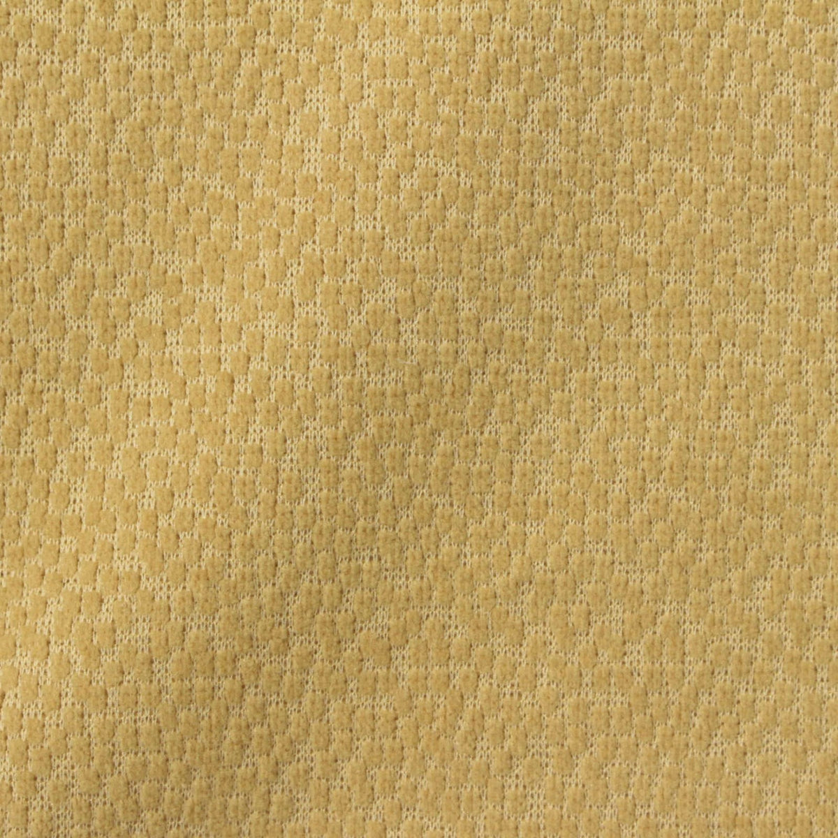 100% Polyester Knit Fabric, 410 gsm, 166 cm — Yellow