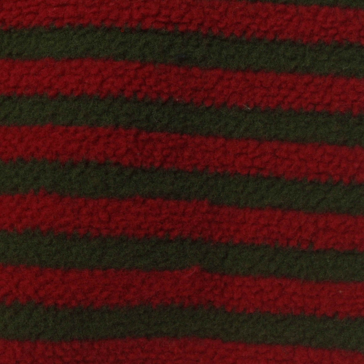 Striped 100% Polyester Knit Fabric, 390 gsm, 176 cm — Red
