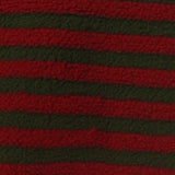 Striped 100% Polyester Knit Fabric, 390 gsm, 176 cm — Red