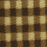 Brown Check Knit, Polyester