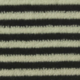 Black Horizontal-Stripe Knit, Poly-Cotton