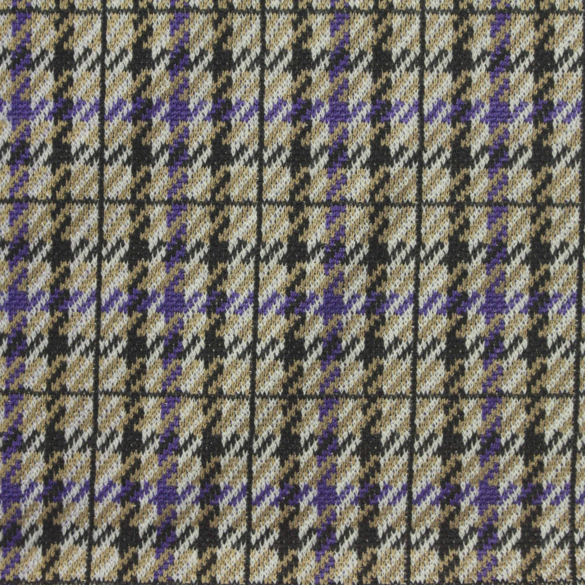 Beige Houndstooth Jacquard, Polyester