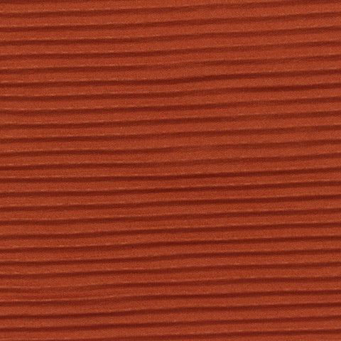 Rust Textured Jersey Knit, Polyester