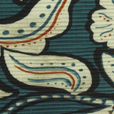 Teal Abstract Jersey Knit, Polyester