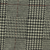 Black Houndstooth Jacquard, Cotton-Poly