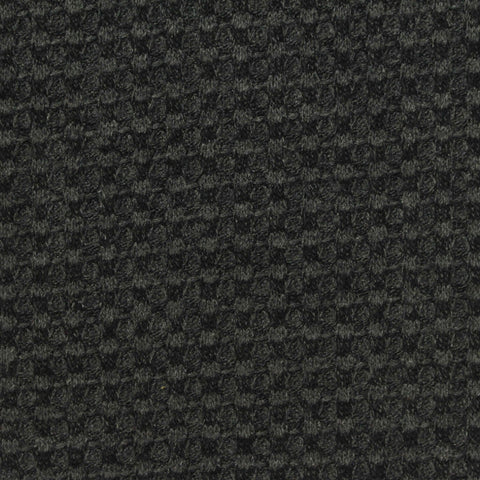 Black Textured Waffle Knit, Poly-Viscose