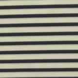 Black Horizontal-Stripe Knit, Polyester