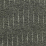White Pinstripes Interlock Knit, Poly-Viscose