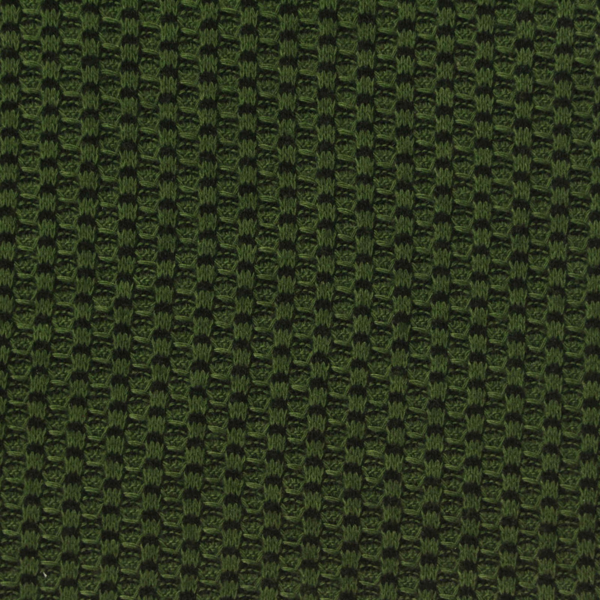 Polyester Viscose Stretch Waffle Knit Fabric, 220 gsm, 170 cm — Green