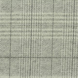 Light Grey Check Interlock Knit, Poly-Viscose