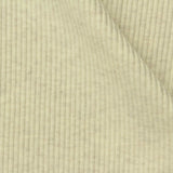 Light Beige Heather Rib Knit, Cotton
