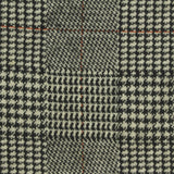 Black Houndstooth Jacquard, Cotton-Poly