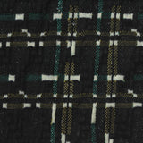 Black Plaid Jacquard, Polyester