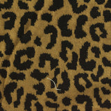 Black Leopard Interlock Knit, Poly-Viscose
