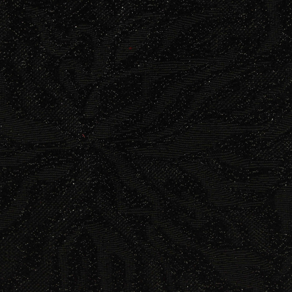 Jacquard Sequin Polyester Stretch Knit Fabric, 170 gsm, 170 cm — Black