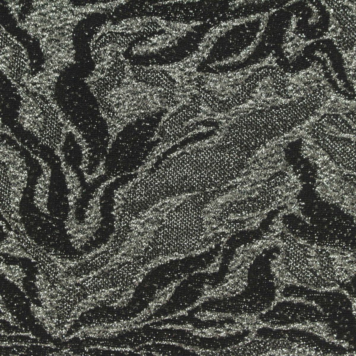Silver Abstract Jacquard, Poly-Metallic