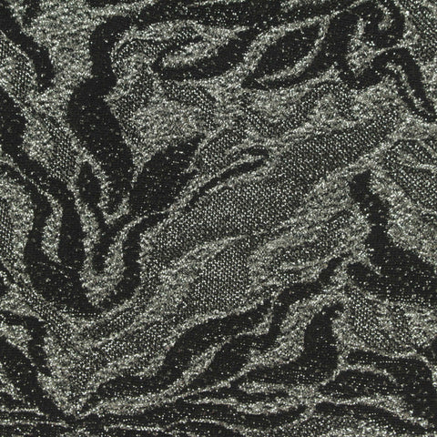 Silver Abstract Jacquard, Poly-Metallic