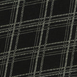 Grey Grid Interlock Knit, Polyester