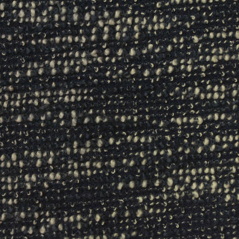 Black Textured Chunky Knit, Cotton-Poly