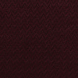 Deep Burgundy Textured-Chevron Jacquard, Cotton-Poly