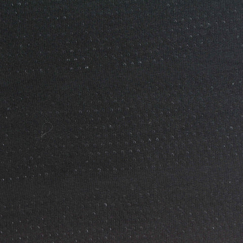 Black Textured Jersey Knit, Cotton