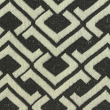 Off-White Geometric Jacquard, Poly-Viscose