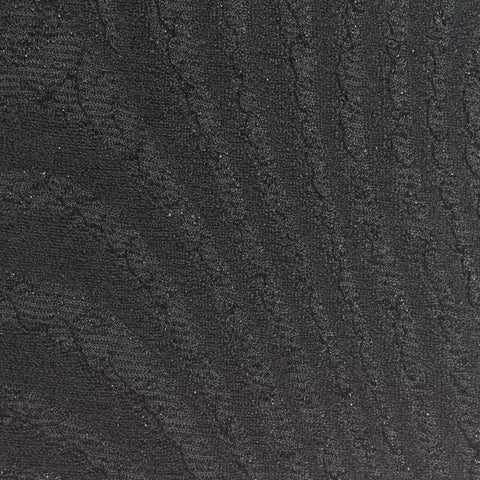 Black Textured Jacquard, Poly-Metallic