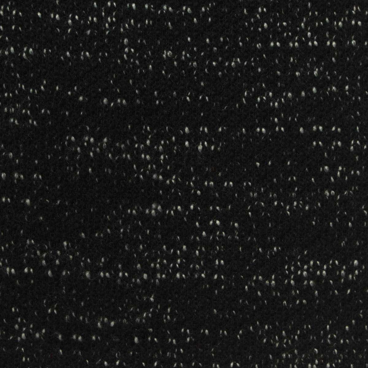 Black Flecks Chunky Knit, Poly-Cotton