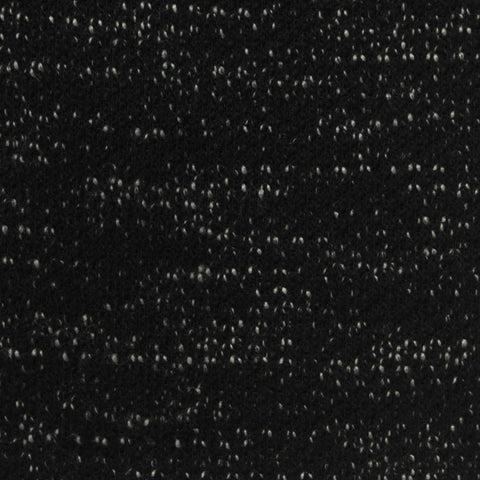 Black Flecks Chunky Knit, Poly-Cotton