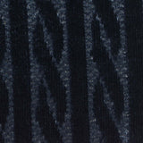Dark Navy Textured-Stripe Chenille, Polyester