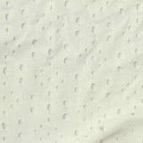 Jacquard Polyester Stretch Knit Fabric, 160 gsm, 150 cm — White