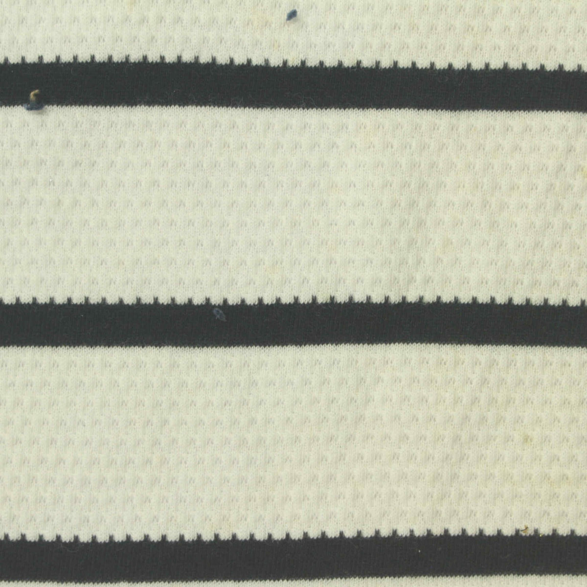 Black Horizontal-Stripe Fabric, Cotton