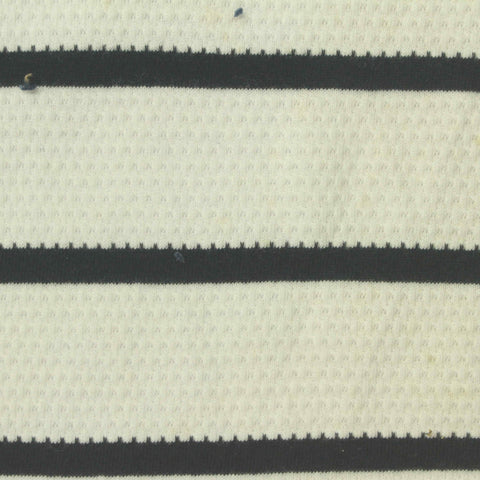 Black Horizontal-Stripe Fabric, Cotton