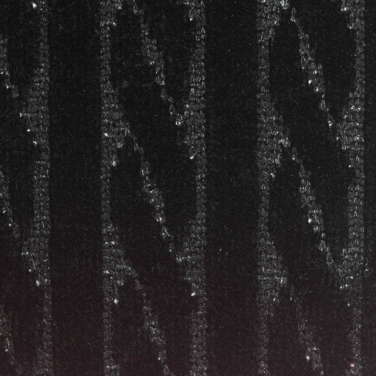 Grey Wavy-Stripe Chenille, Polyester