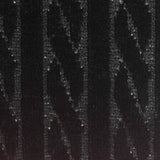 Grey Wavy-Stripe Chenille, Polyester