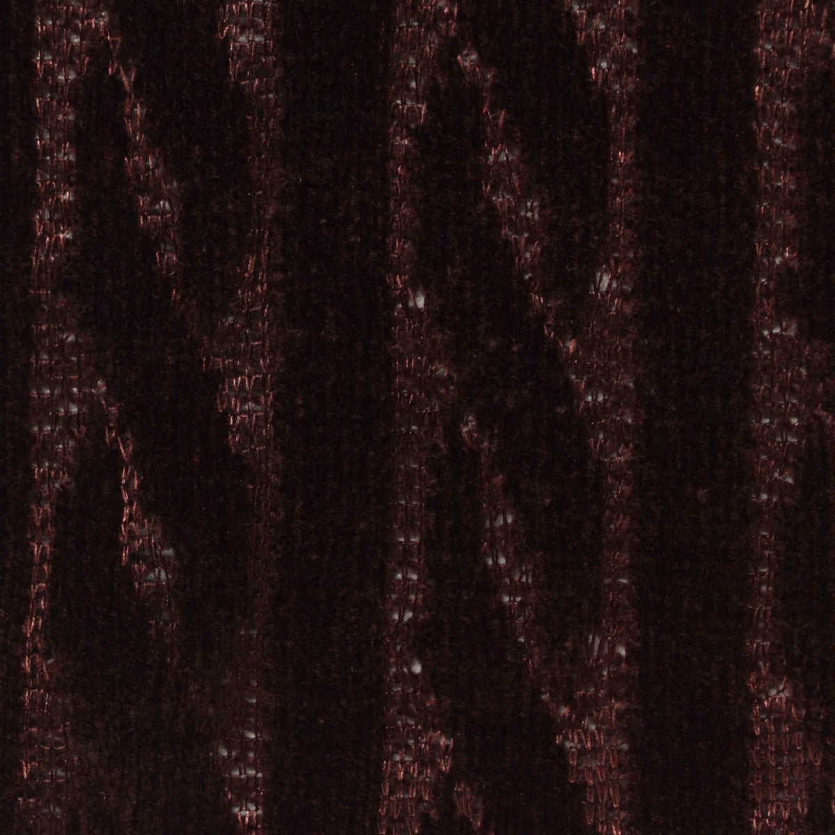 Brown Abstract Chenille, Polyester
