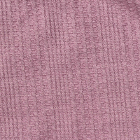 Dusty Pink Waffle Knit, Poly-Viscose