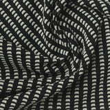 Black Stripes Jacquard, Polyester